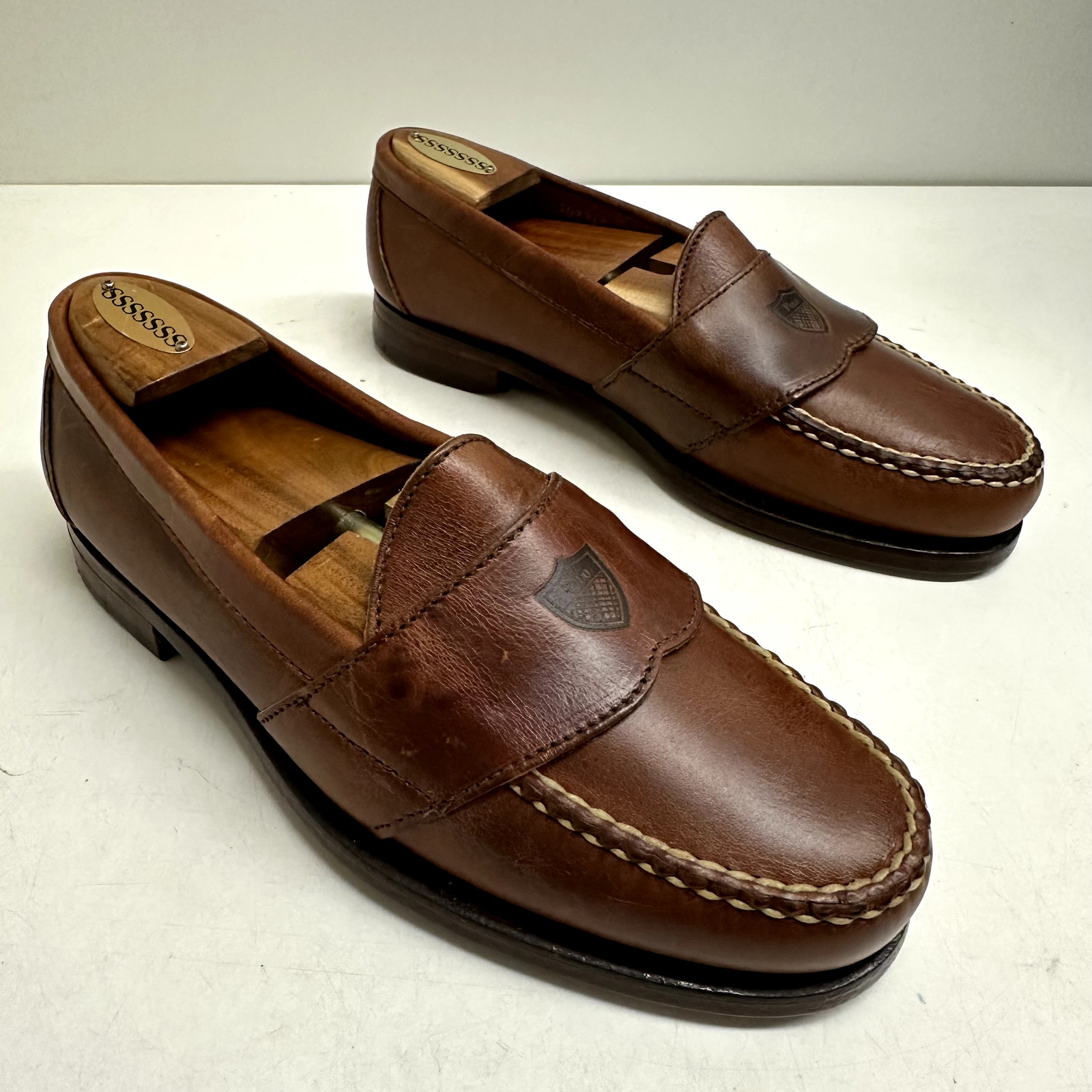 Nwot Rancourt & Co. X Polo Ralph Lauren Weltline Penny Loafer Made In Usa 7.5 B — image 5 of 8